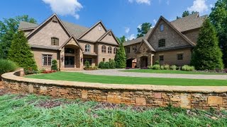 English Inspired Manor  201 Traditions Drive Alpharetta GA [upl. by Aifas]