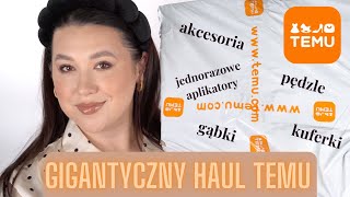 HAUL TEMU  ZAKUPY WIZAŻYSTKI  Akcesoria i kosmetyki Co kupiłam [upl. by Kemme]