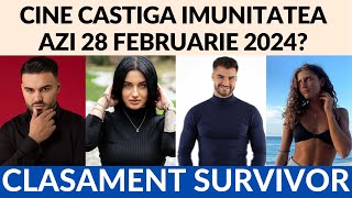 Survivor All Stars  Cine va castiga jocul de imunitate de azi 28 Februarie 2024 [upl. by Aihsened]