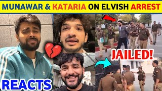 Shocking news Elvish Yadav ARRESTED 🤯 Munawar Faruqui Kataria amp Fukra Reacts  Elvish Yadav News [upl. by Euqininod]