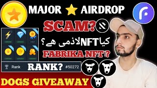 Major ⭐ AIRDROP SCAM  NFT of Major are value able  AIRDROP Criteria of Major [upl. by Enilkcaj]