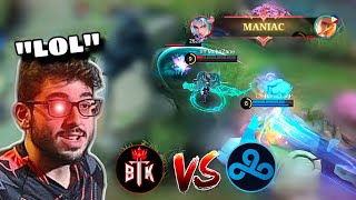 BTK VS C9 GAME 2 MOBAZANE GOING CRAZY WITH NEW HERO SUYOU😳 [upl. by Ydnam]