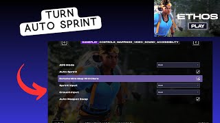 How to turn on amp off Auto Sprint in Project ETHOS [upl. by Ahsinad251]
