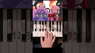 22 You didnt know Hazbin Hotel Piano Tutorial shorts [upl. by Karyl261]