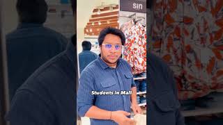 Students in Mall  Life of an Aspirants While Shopping shorts viralvideo comedy [upl. by Jerold]