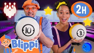 Blippi and Meekahs Bowling Tutorial 🎳 Blippi  Educational Kids Videos  After School Club [upl. by Concordia]