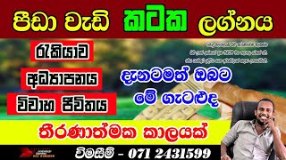 කටක ලග්නය  Kataka Lagnaya  Cancer Personal Astrology Predictions  2024 sri lanka horoscope [upl. by Yrahca137]