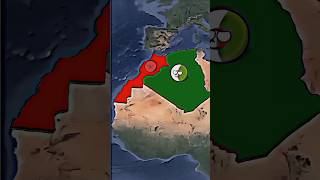 Morocco vs Algeria morocco vs algerie fyp countryballs [upl. by Ynnek]