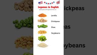 Legumes Vocabulary Learn About Different Types of Legumes in English learnenglish english [upl. by Anasus884]