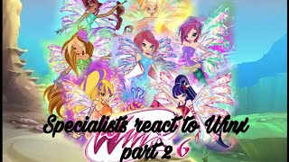 Specialists react to Winx transformation Sirenix Part 2 [upl. by Forkey]