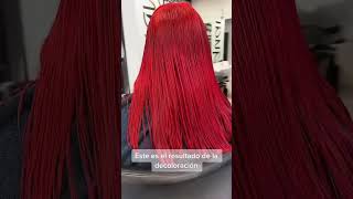 Cómo obtener un cabello rojo cereza 🍒 belleza haircolor [upl. by Ronn]