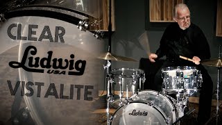 Ludwig VISTALITE Downbeat Kit  Clear [upl. by Aimehs181]