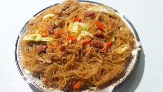 Pancit Bihon with chorizo [upl. by Osric]