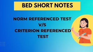 Difference between Norm Referenced Test amp Criterion Referenced Test  NRT vs CRT  The Vani Classes [upl. by Sivram420]