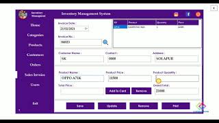 C full projectInventory Management Systemwith source code  MJ TECHNICAL SOLUTION [upl. by Nylssej]