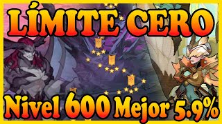 ⛔️Límite Cero Mejor 59 Nivel 600  Abismo Pernicioso AFK Arena Perilous Abyss Zero Limit [upl. by Johnna]