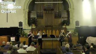 Tchaikovsky 6th Symphony Mov 1  The Sydney Trombone Quartet [upl. by Ahterod]