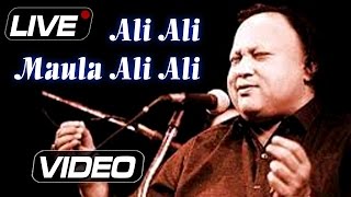 Nusrat Fateh Ali Khan  Ali Ali Maula Ali Ali  Live Concert  Popular Qawwali  Ibaadat [upl. by Nuarb]