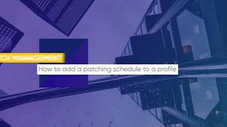 How to add a patching schedule to a profile  ITarian Patch Management [upl. by Steele]