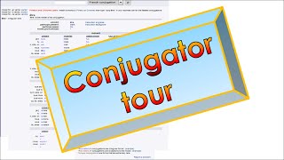 Wordreferences conjugator and verb tour [upl. by Eleanore]