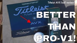 Titliest AVX Golf Vlog with New Ball and REVIEW [upl. by Daloris929]