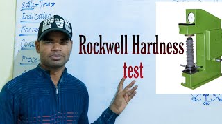 rockwell hardness testrockwell hardness test in hindi types of hardness testing [upl. by Alekin]