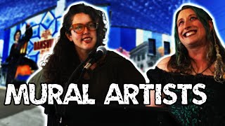 Clara Barton Mural  Artist Talk ft Melissa StrattonPandina amp Gabriela Sepulveda [upl. by Ayamat982]