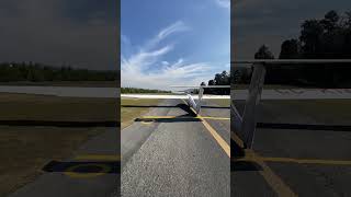 Pilatus B4 glider takeoff at Vitacura Municipal airfield Chile glider aircraft flight chile [upl. by Pogah]