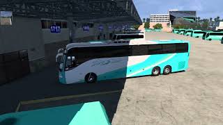 Volvo 9700  Turistar Lujo De Los Mochis  Culiacan  Mazatlan  American Truck Simulator [upl. by Merrow]