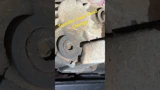 Changing Transfer case fluid transfercase jeep jeeplife [upl. by Draned]