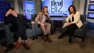 Emmett OHanlon and Keith Harkin Would Love a Duet With   Real Biz with Rebecca Jarvis [upl. by Arehs]