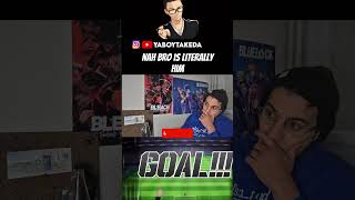 SAE scores an absolute beauty  anime bluelockreact reaction sae goal [upl. by Llennoj366]