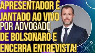 HAHA Advogado de Bolsonaro janta apresentador da Jovem Pan que se desespera e encerra a entrevista [upl. by Gatias]