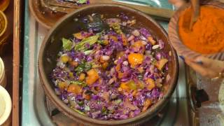 Red Cabbage Tamato Curry  TRADITIONAL FOODS IN TELUGU [upl. by Hanae]