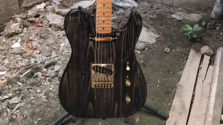 Pinecaster Guitar Build part 3 [upl. by Cassondra183]