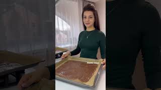 Ленивый сникерс 💣 food cake recipe рецепты chocolate [upl. by Rhpotsirhc]