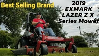 THE ULTIMATE Mower Demonstration 2019 EXMARK LAZER Z X Series  Nimfa Kaiser [upl. by Florencia]