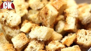 How To Make Croutons [upl. by Trebeh441]