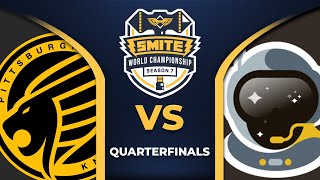 SMITE World Championship  Quarterfinals Spacestation Gaming vs Pittsburgh Knights [upl. by Nnylatsirk]