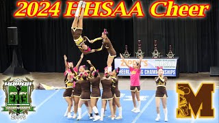 2024 HHSAA Cheer Comp  Mililani High School 4K [upl. by Allen]