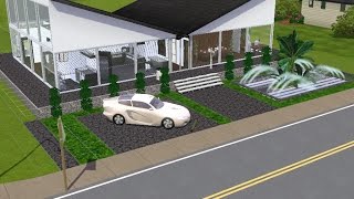 Sims 3  Haus bauen  Lets build  Kleines Haus für einen Singel Mann  Das Glashaus [upl. by Sandeep914]