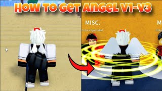 How To Get AngelSky V1 V2 V3 Blox Fruits  Beginners Guide [upl. by Correna]