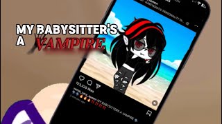 MY BABYSITTER’S A VAMPIRE Gacha TrendMeme [upl. by Gustafson]