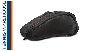 Wilson Federer Team 6 Pack Tennis Bag [upl. by Naveb374]