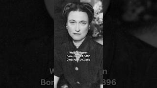 Wallis Simpson Was The Wife Of Former King Edward VIII🕊️wallis duke fy shorts history love [upl. by Naiditch686]