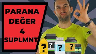 Bilimsel Olarak Kanıtlanmış En İyi 4 Supplement PARANI BUNLARA AYIR [upl. by Ailsa]