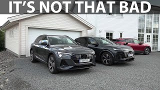 Audi etron 55 range test [upl. by Rothenberg]