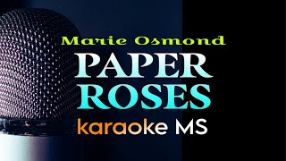 PAPER ROSES  MARIE OSMOND KARAOKE [upl. by Ert]