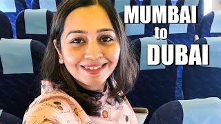 MUMBAI TO DUBAI  Jet Airways Flight Experience in Economy Class [upl. by Natsirc]