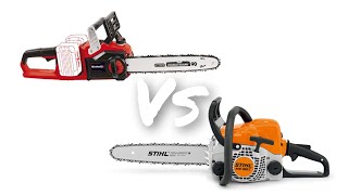 Stihl MS 180 Vs Einhell GELC 3635 LiSolo [upl. by Olivie]